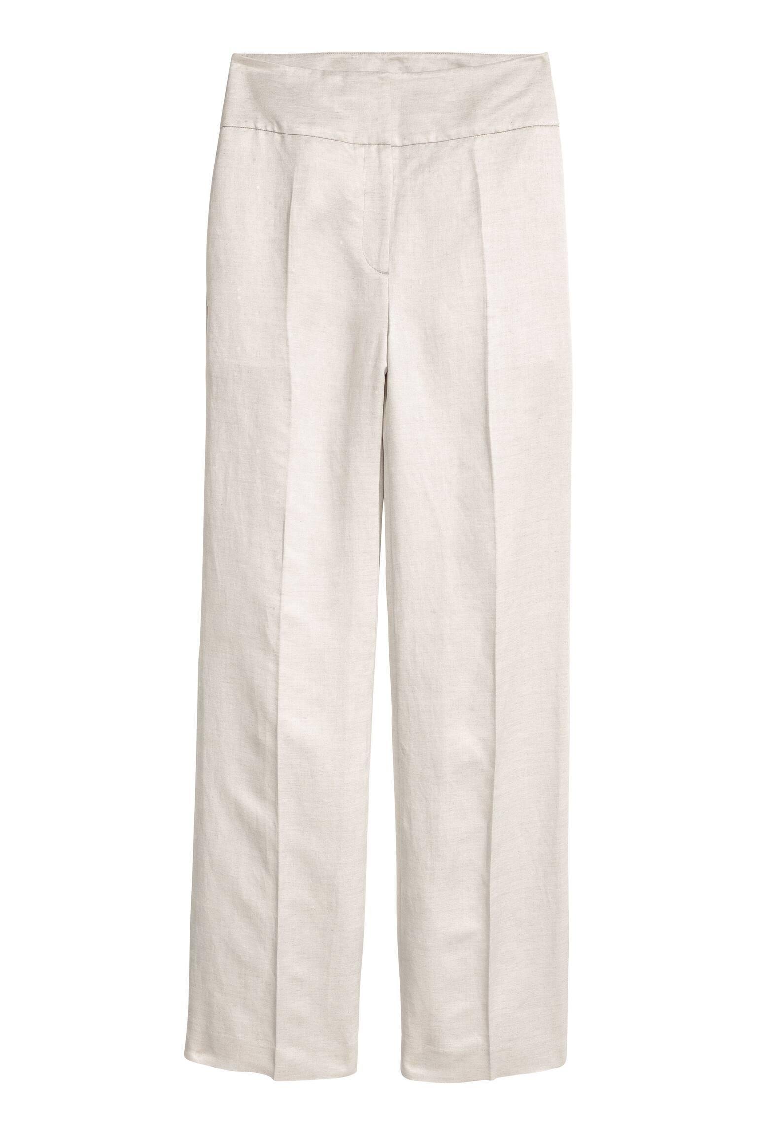 Штани жіночі H&M р. 34 Світло-бежевий (X1205601784)