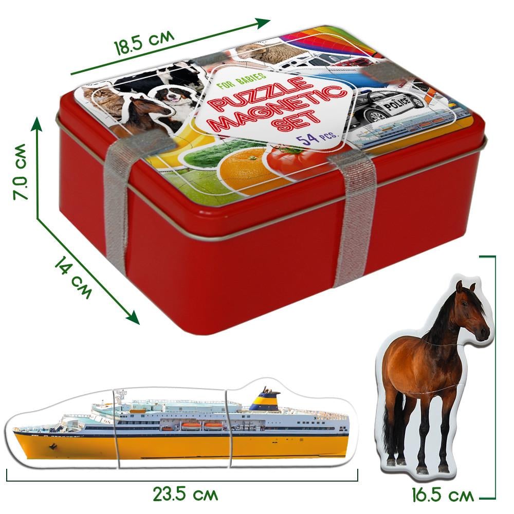 Подарунковий набір магнітних пазлів Magdum 54 шт. (ML4031-62 EN) - фото 6 Подарунковий набір магнітних пазлів Magdum 54 шт. (ML4031-62 EN) - фото 6