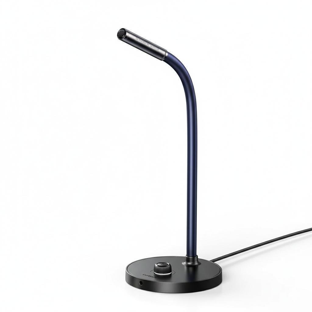 Мікрофон настільний Ugreen 96 360° 3.5 мм Чорний (55344) Мікрофон настільний Ugreen 96 360° 3.5 мм Чорний (55344)