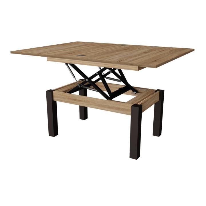 Стіл-трансформер журнальний Neman Баттерфлай дерево/ДСП Дуб сонома/Венге - фото 1 Стіл-трансформер журнальний Neman Баттерфлай дерево/ДСП Дуб сонома/Венге - фото 1