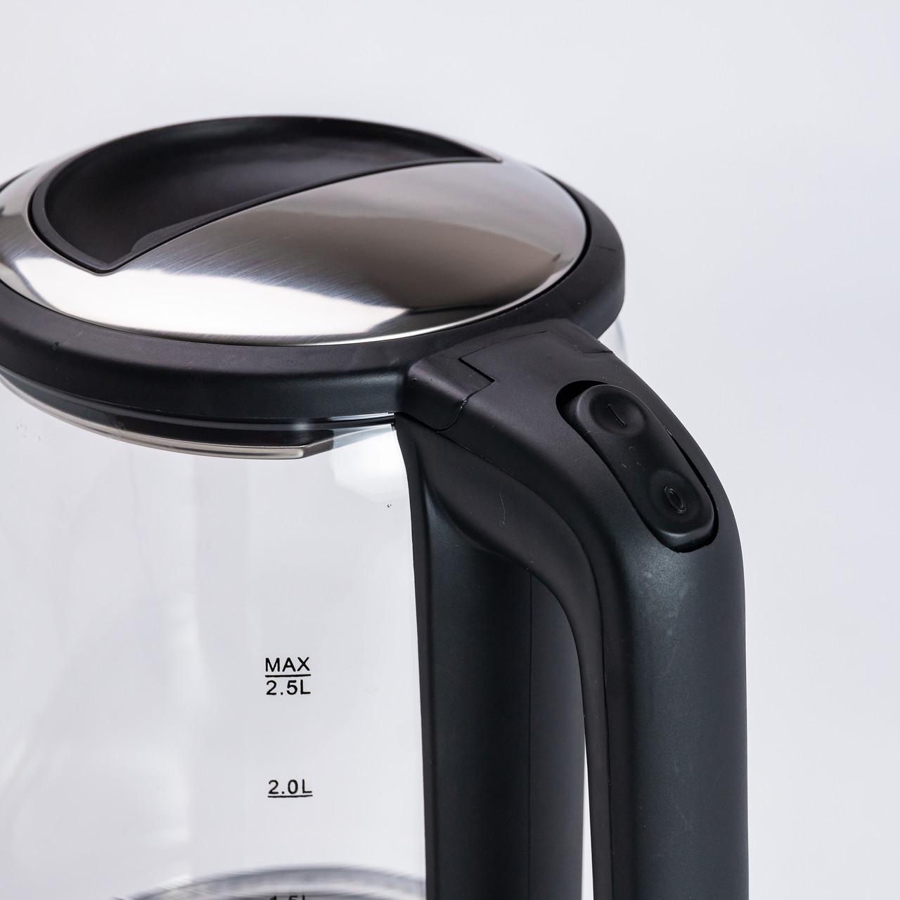 Чайник электрический Sokany SK-09013 2,5 л Прозрачный (4899) - фото 7 Чайник электрический Sokany SK-09013 2,5 л Прозрачный (4899) - фото 7