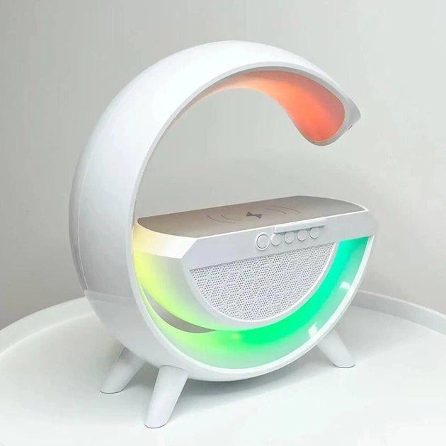 Ночник аккумуляторный BT-2301 RGB с беспроводной зарядкой и Bluetooth колонкой (16044615) - фото 5