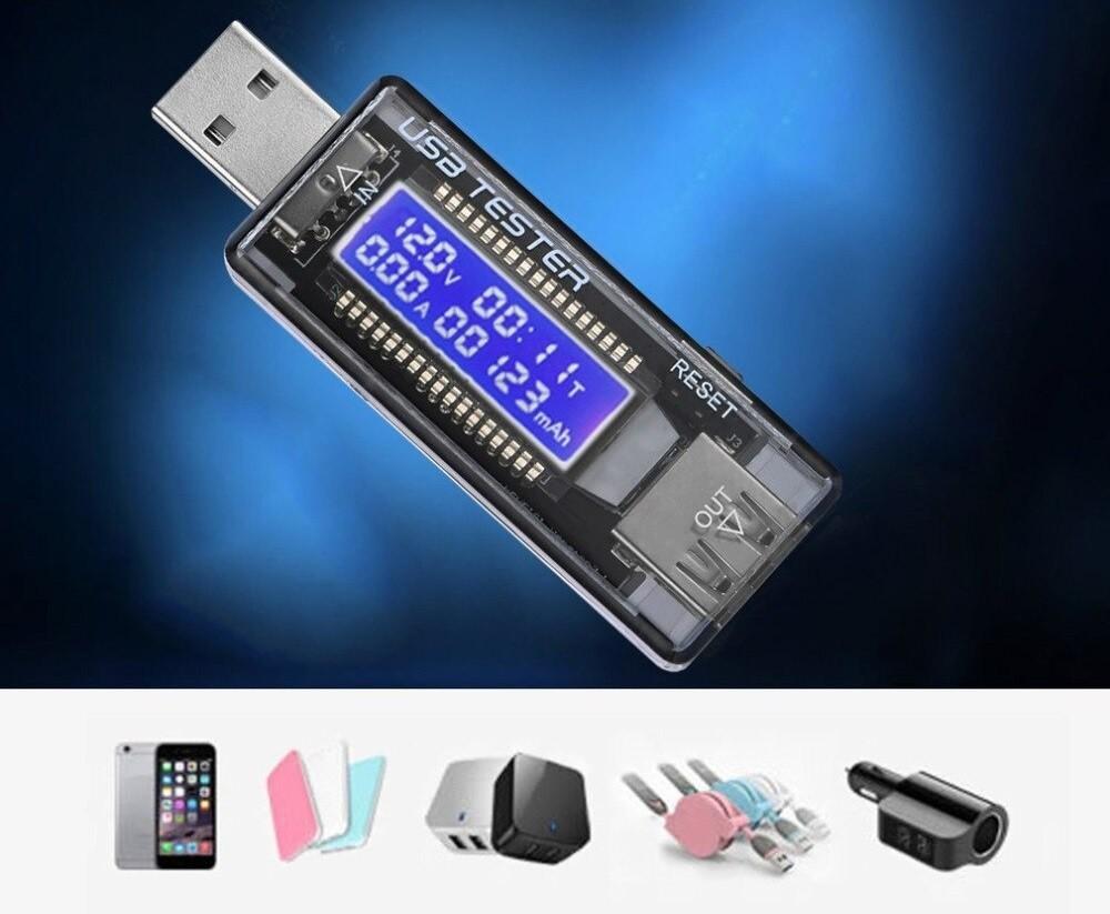 Тестер USB Keweisi KWS-V20 72х13,5х23 мм Чорний (13660479) - фото 4