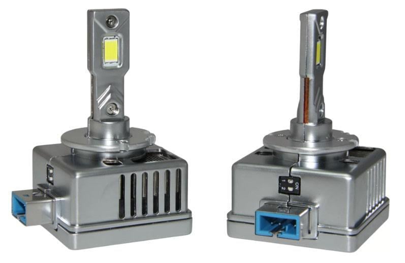 Автолампи Qline Performance LED D8S 90W 6000K 2 шт. - фото 2 Автолампи Qline Performance LED D8S 90W 6000K 2 шт. - фото 2