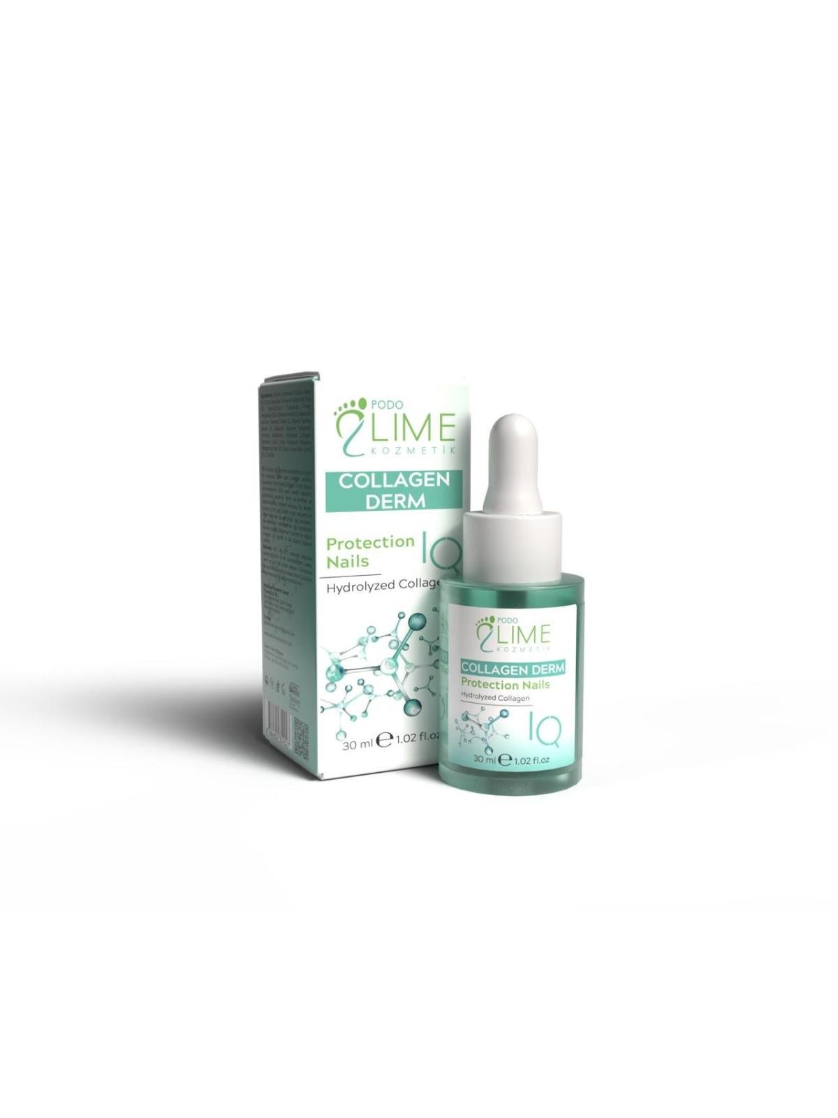 Защита ногтей Podo Lime Collagen Derm Rufus колаген 30 мл