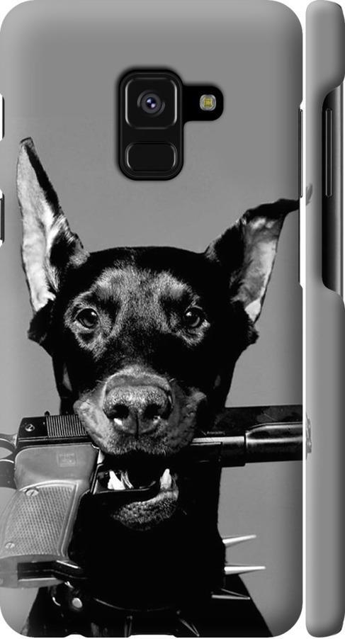 Чехол на Samsung Galaxy A8 2018 A530F Доберман (2745m-1344-42517) Чехол на Samsung Galaxy A8 2018 A530F Доберман (2745m-1344-42517)