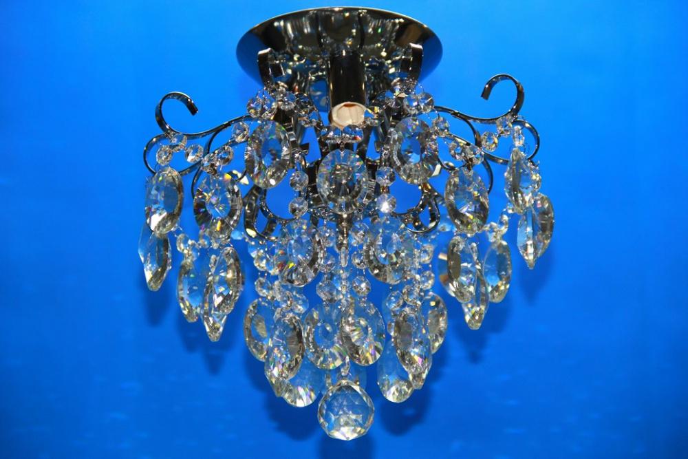 Хрустальная люстра L77406/3 CR Хром/Белый (AN000770)