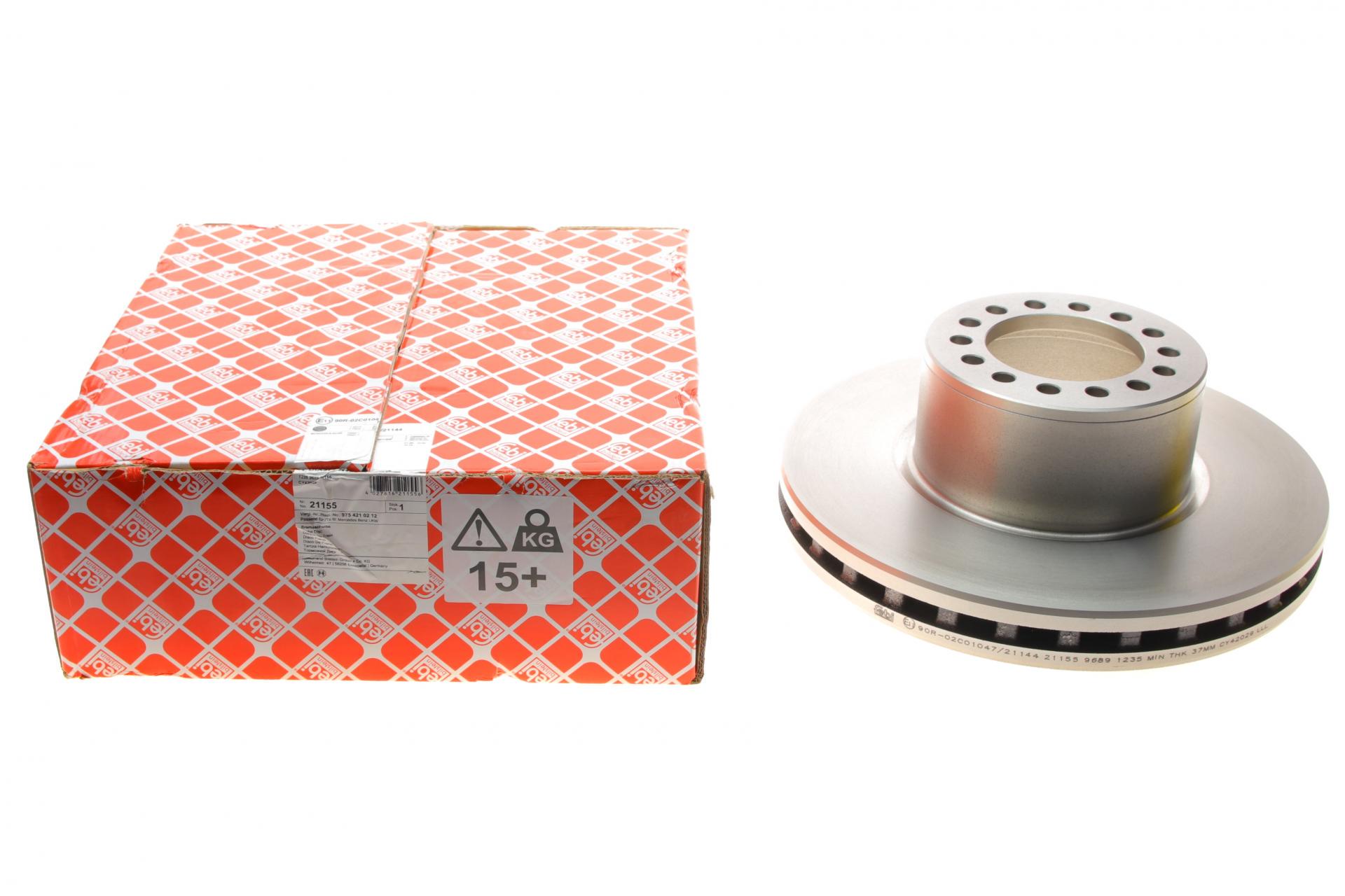 Тормозной диск передний FEBI BILSTEIN для Mercedes Atego 98-377x45 мм (21155)