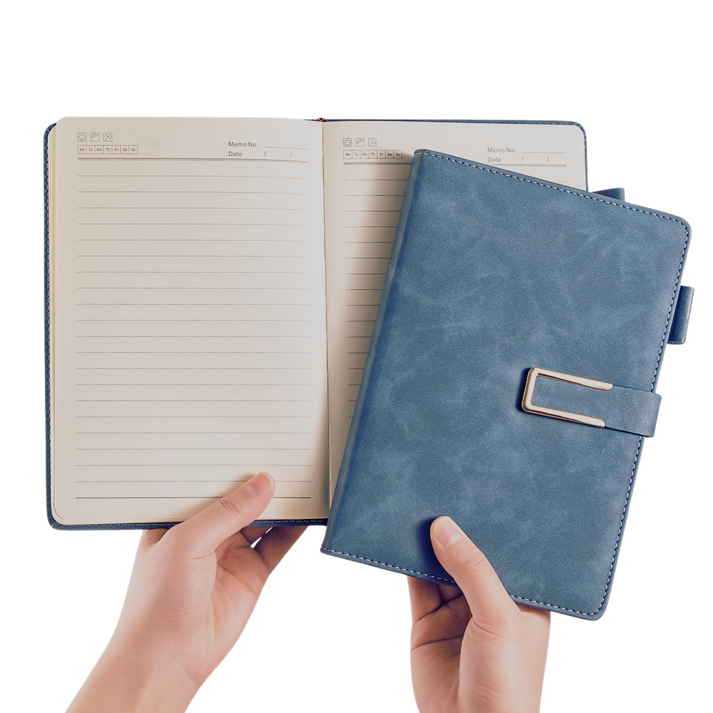 Щоденник планер з ручкою на 100 аркушів у м'якій обкладинці формат А5 Синій - фото 4