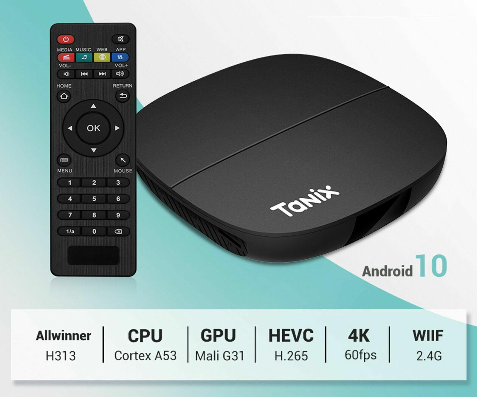 Смарт приставка ТВ Tanix A3 2/16 Gb Android 10 (680) - фото 7