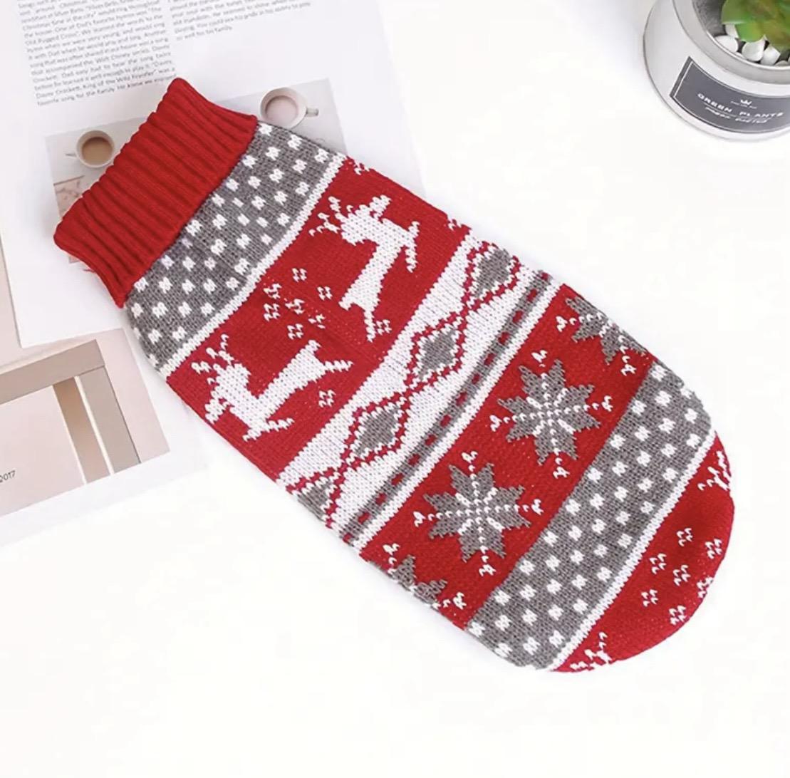 Свитер вязаный для собак Winter Mood S Red (11212121) Свитер вязаный для собак Winter Mood S Red (11212121)