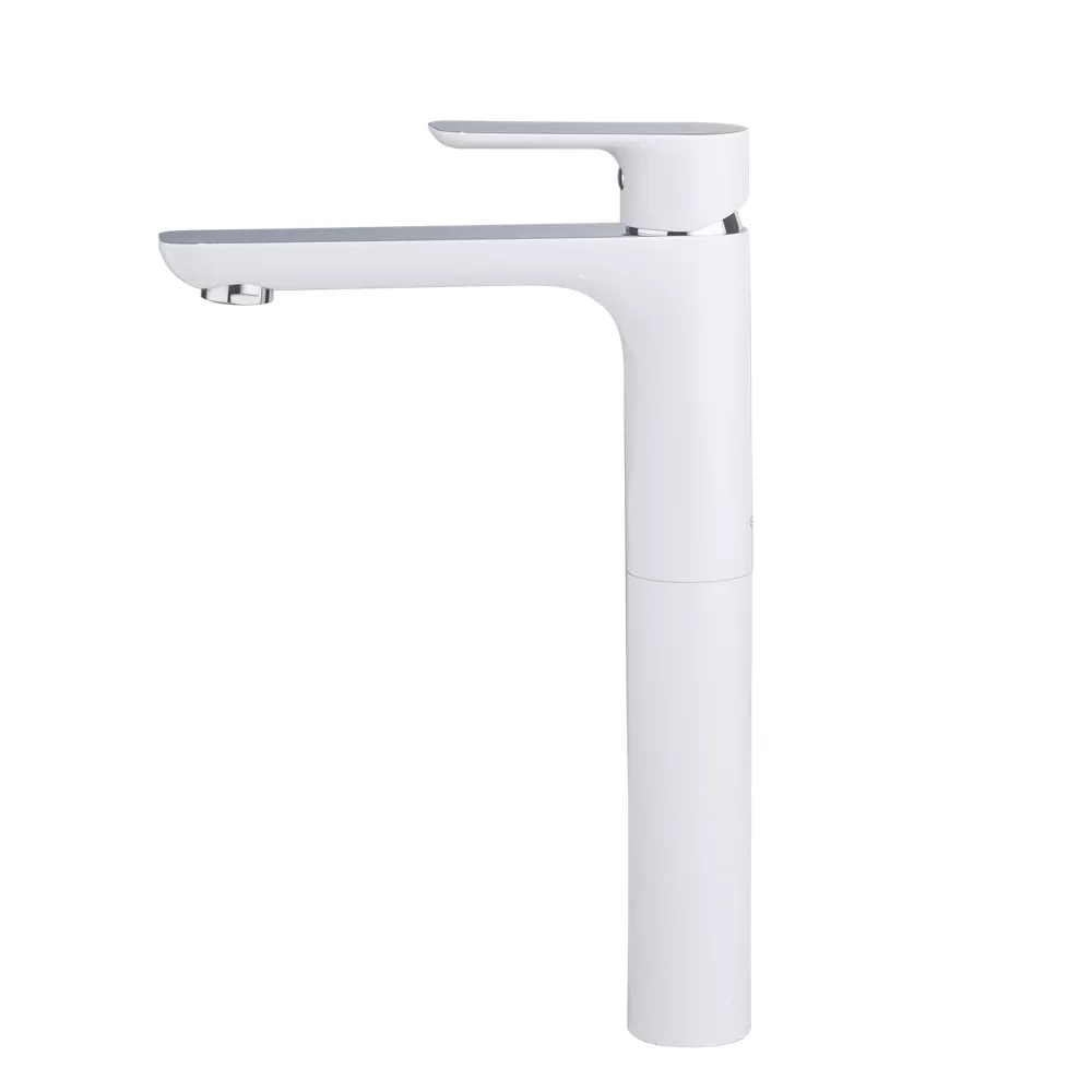 Змішувач для умивальника Gappo G1048-2 Білий/Хром (SQ-1034026)