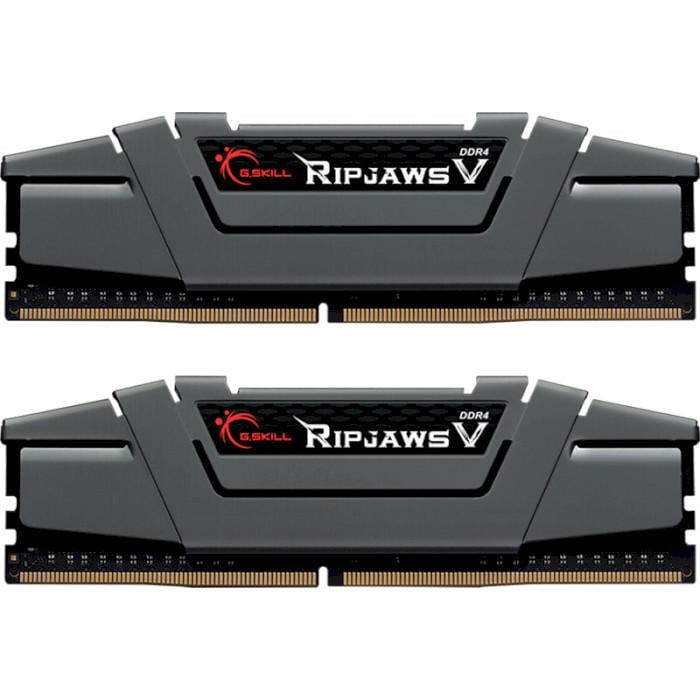 Оперативна пам'ять G.Skill Ripjaws V DDR4 2 шт. 8 Гб 3200 МГц Grey (F4-3200C16D-16GVGB)