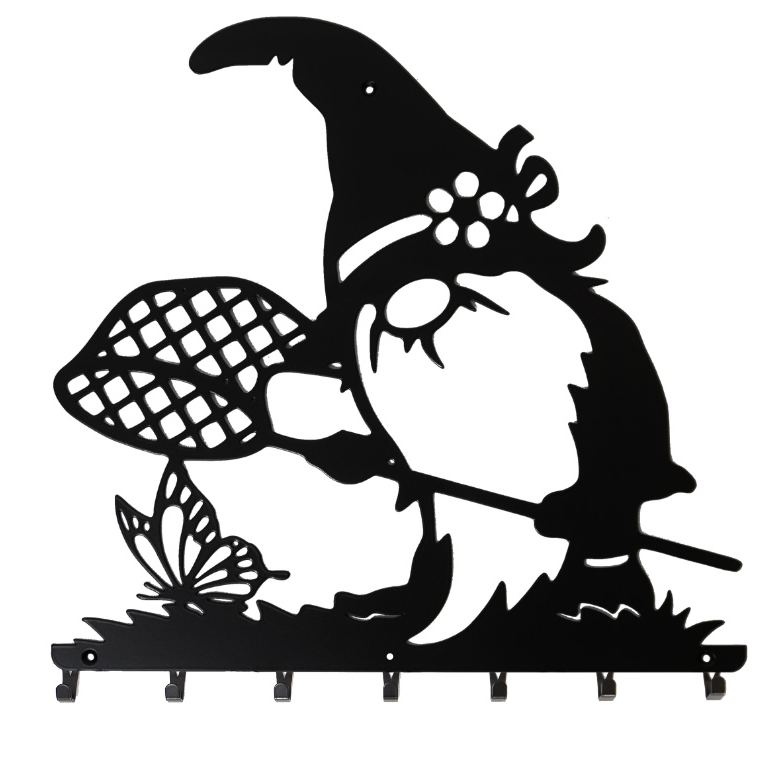 Вішалка для одягу та аксесуарів Гном 7 гачків ширина основи для гачків 60 см (27022526L)