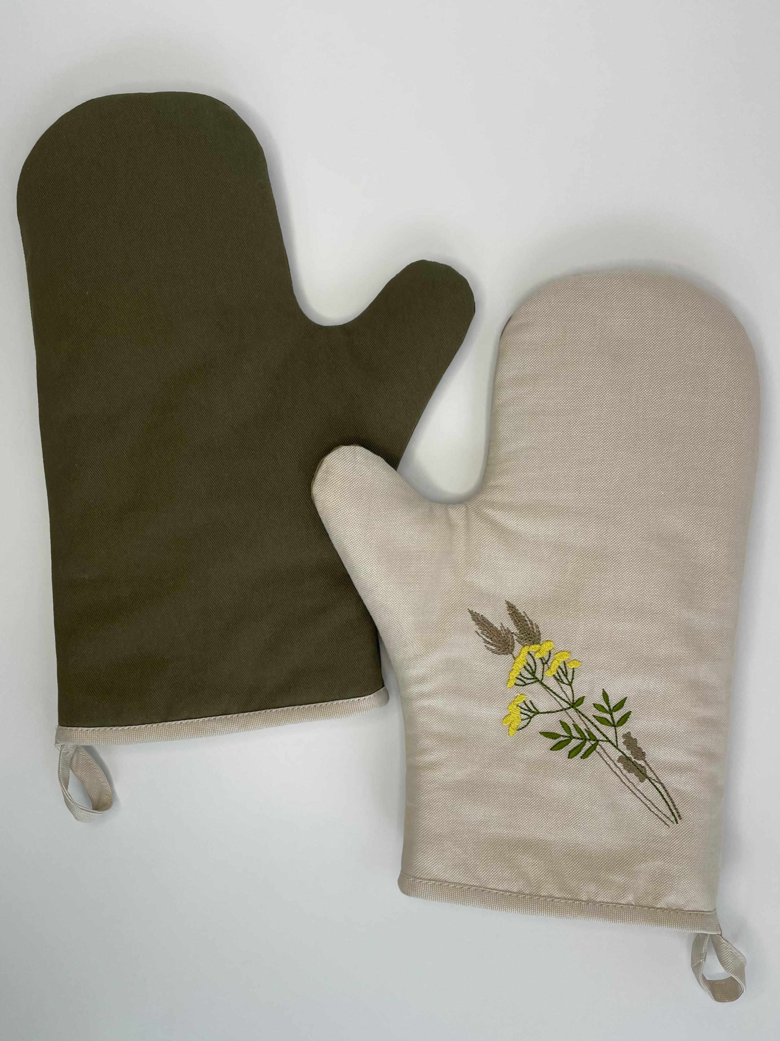 Набор хлопковый фартук/рукавица с прихваткой с вышивкой Пижма (29902212) - фото 6 Набор хлопковый фартук/рукавица с прихваткой с вышивкой Пижма (29902212) - фото 6