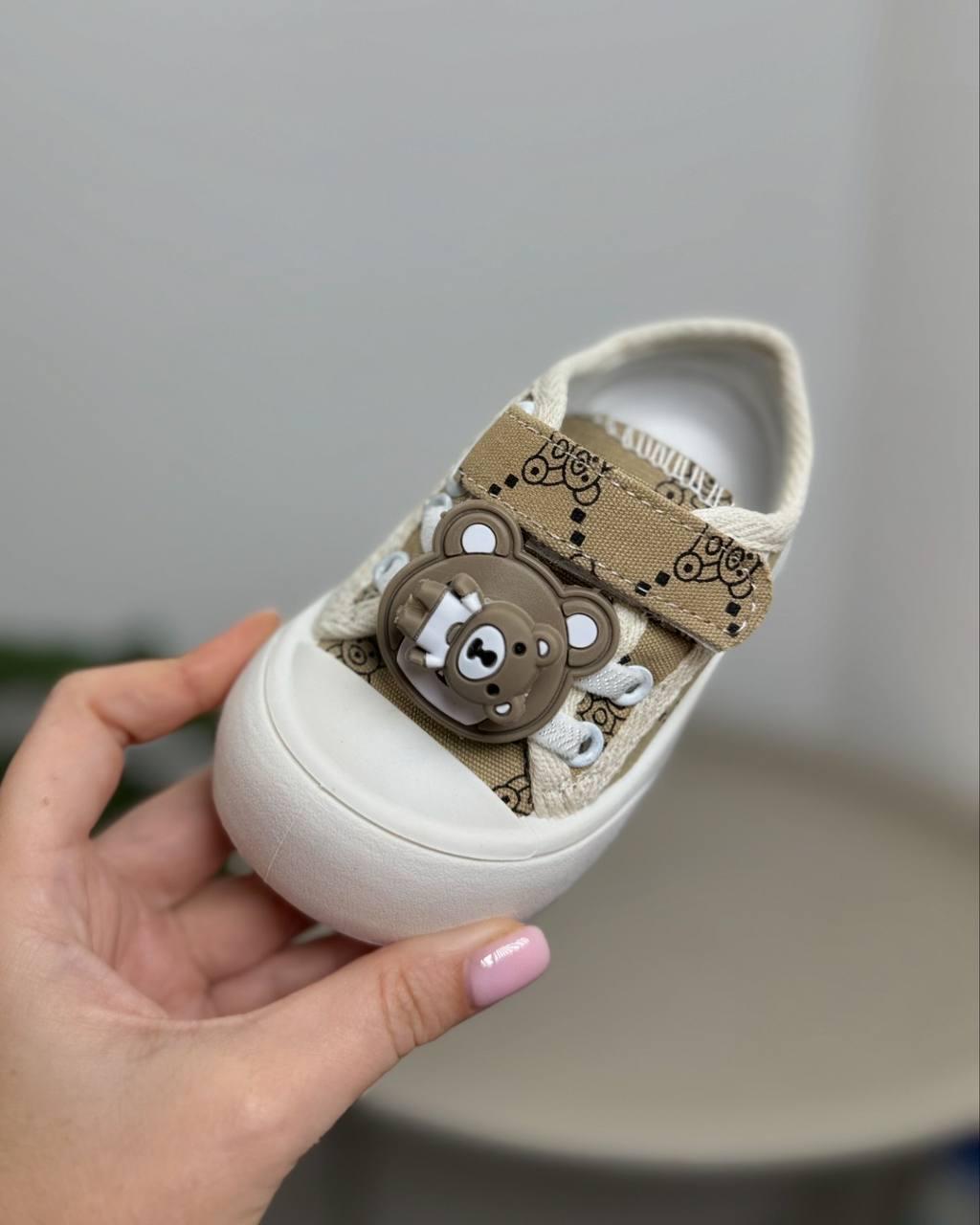 Кросівки дитячі р. 21 Бежевий (1402) - фото 7 Кросівки дитячі р. 21 Бежевий (1402) - фото 7