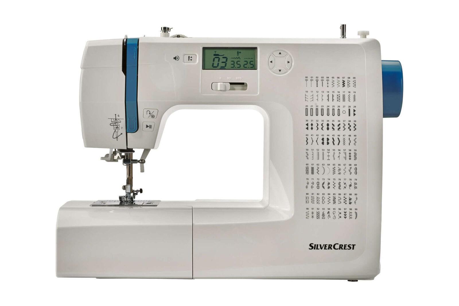 Швейна машина комп'ютерна Silver Crest SCNM-100-A1 зі 100 програмами стібків і РК-дисплеєм (70234805) - фото 2