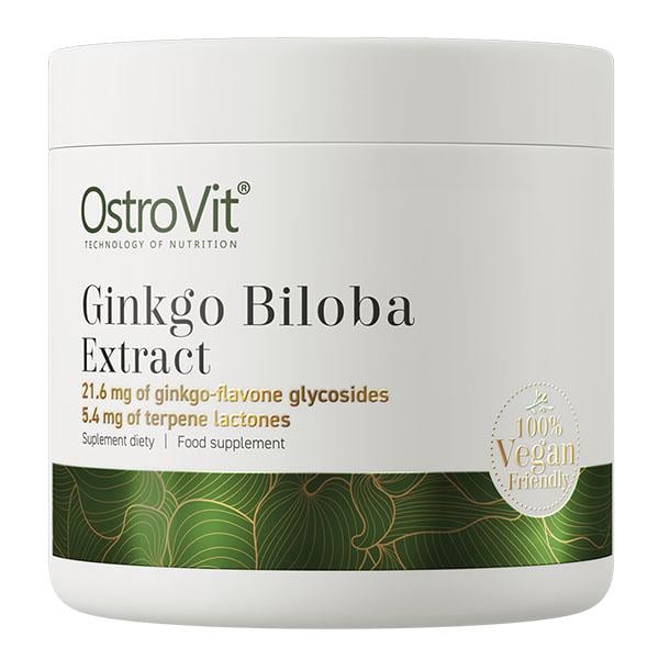 Гинкго Билоба для спорта OstroVit Vege Ginkgo Biloba 50 г 555 порций (000025059)