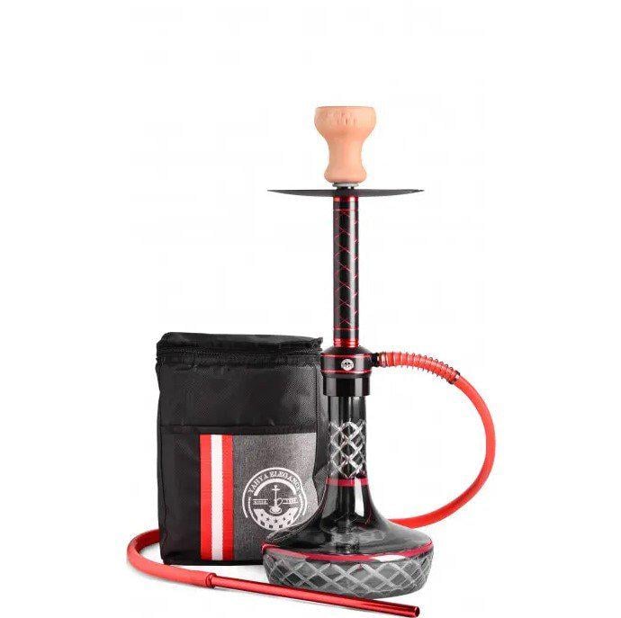 Кальян Yahya Net из нержавеющей стали 53 см Красный (22699)