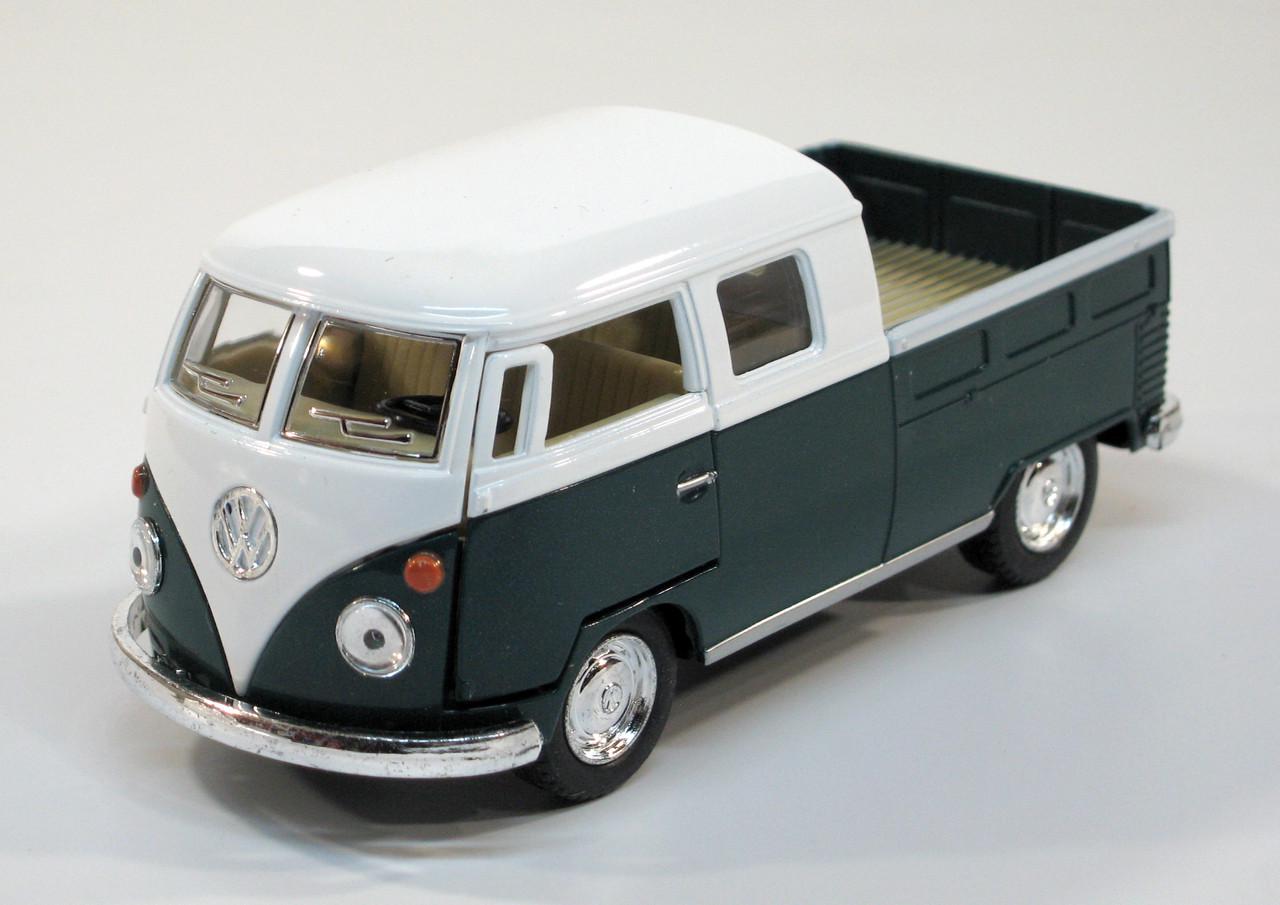 Машинка Kinsmart металева KT5387W Volkswagen Bus Double Cab Pickup 1963