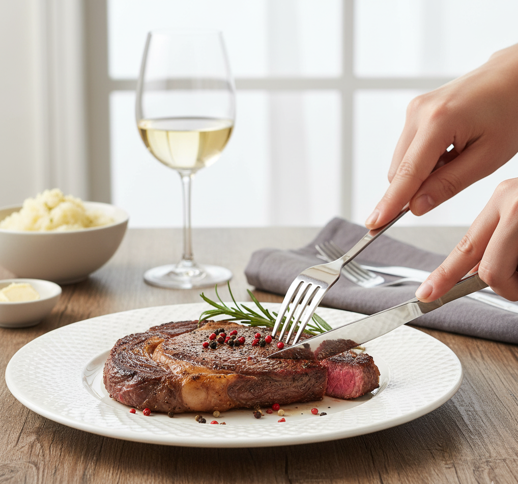 Набор столовых вилок Stenson из нержавеющей стали 6 шт. Zebra (30491) - фото 3 Набор столовых вилок Stenson из нержавеющей стали 6 шт. Zebra (30491) - фото 3