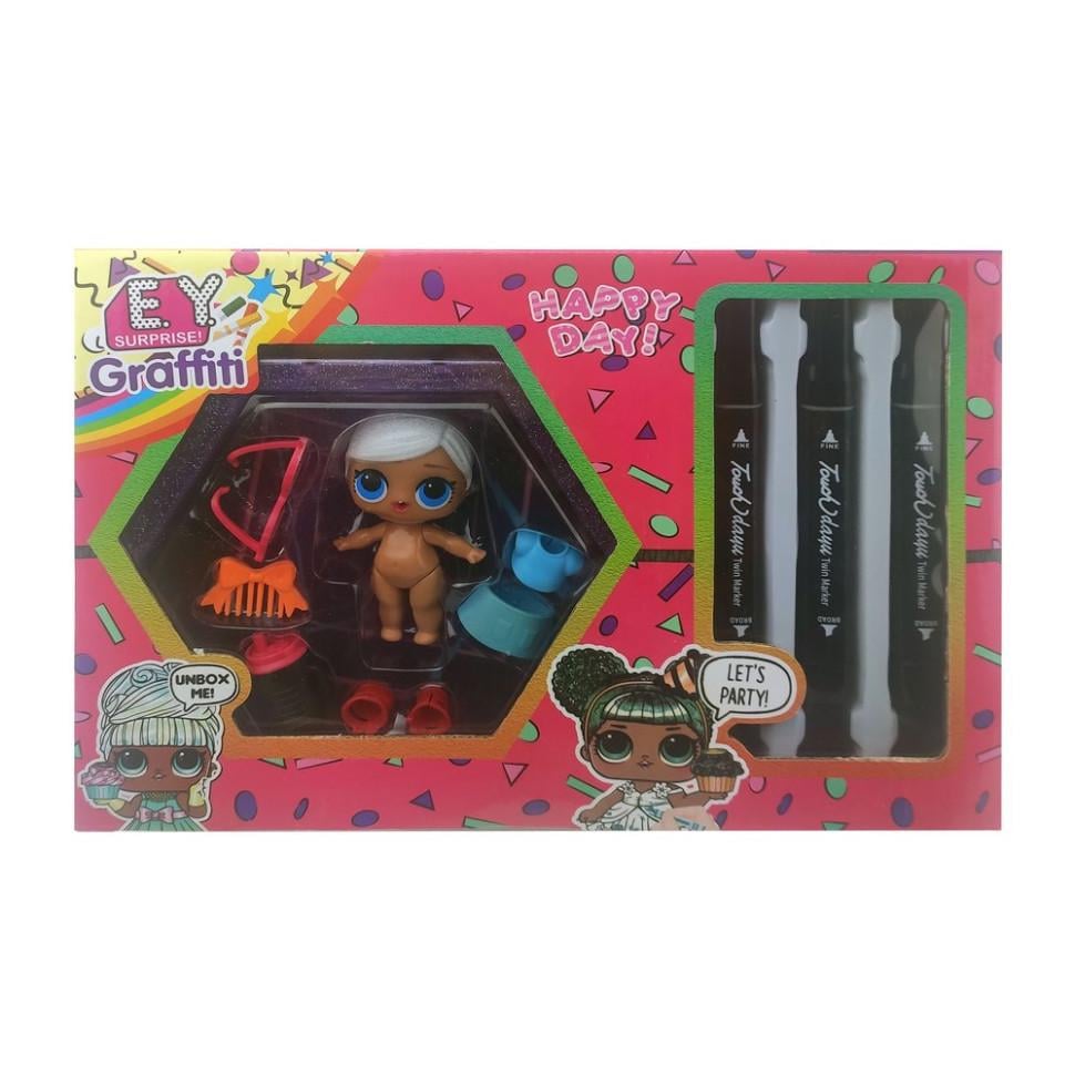 Лялька LQL EY2413 з маркерами Блондинка в блакитному платті (RLT21985s27951) Лялька LQL EY2413 з маркерами Блондинка в блакитному платті (RLT21985s27951)