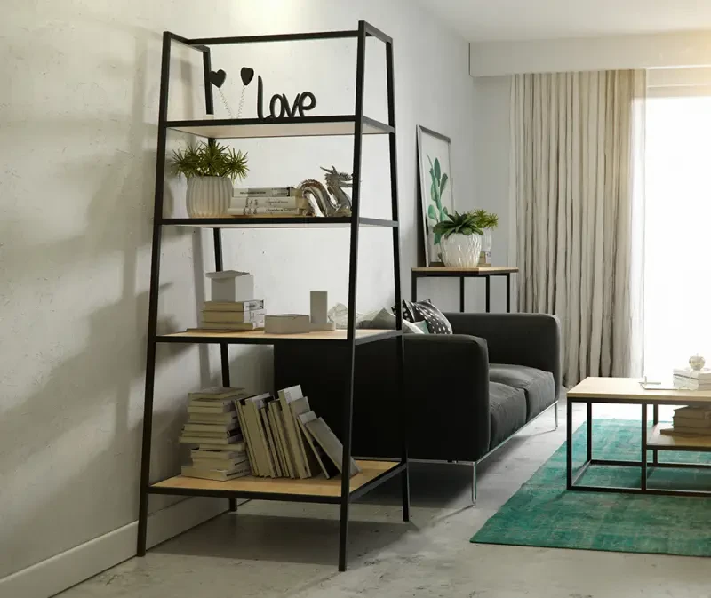 Стеллаж узкий Loft NS-1722 с полками для работы и кабинета (3075774086)
