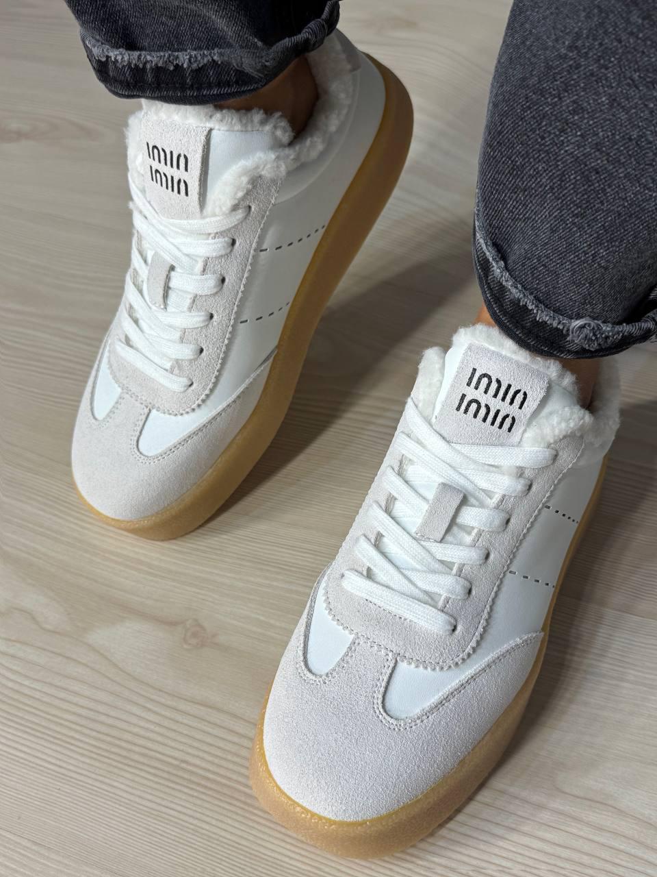 Кеды женские Hengji 632-23 утепленные кожаные с замшей на меху р. 41 Белый (5385) - фото 9 Кеды женские Hengji 632-23 утепленные кожаные с замшей на меху р. 41 Белый (5385) - фото 9