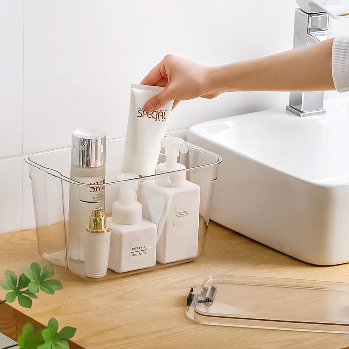 Ящик з кришкою МВМ MY HOME S Прозорий (FH-35 S T) - фото 5 Ящик з кришкою МВМ MY HOME S Прозорий (FH-35 S T) - фото 5