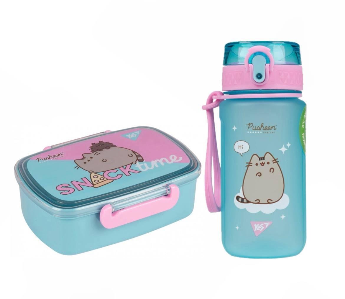 Набір ланч-бокс/пляшка YES Pusheen (708065К) Набір ланч-бокс/пляшка YES Pusheen (708065К)