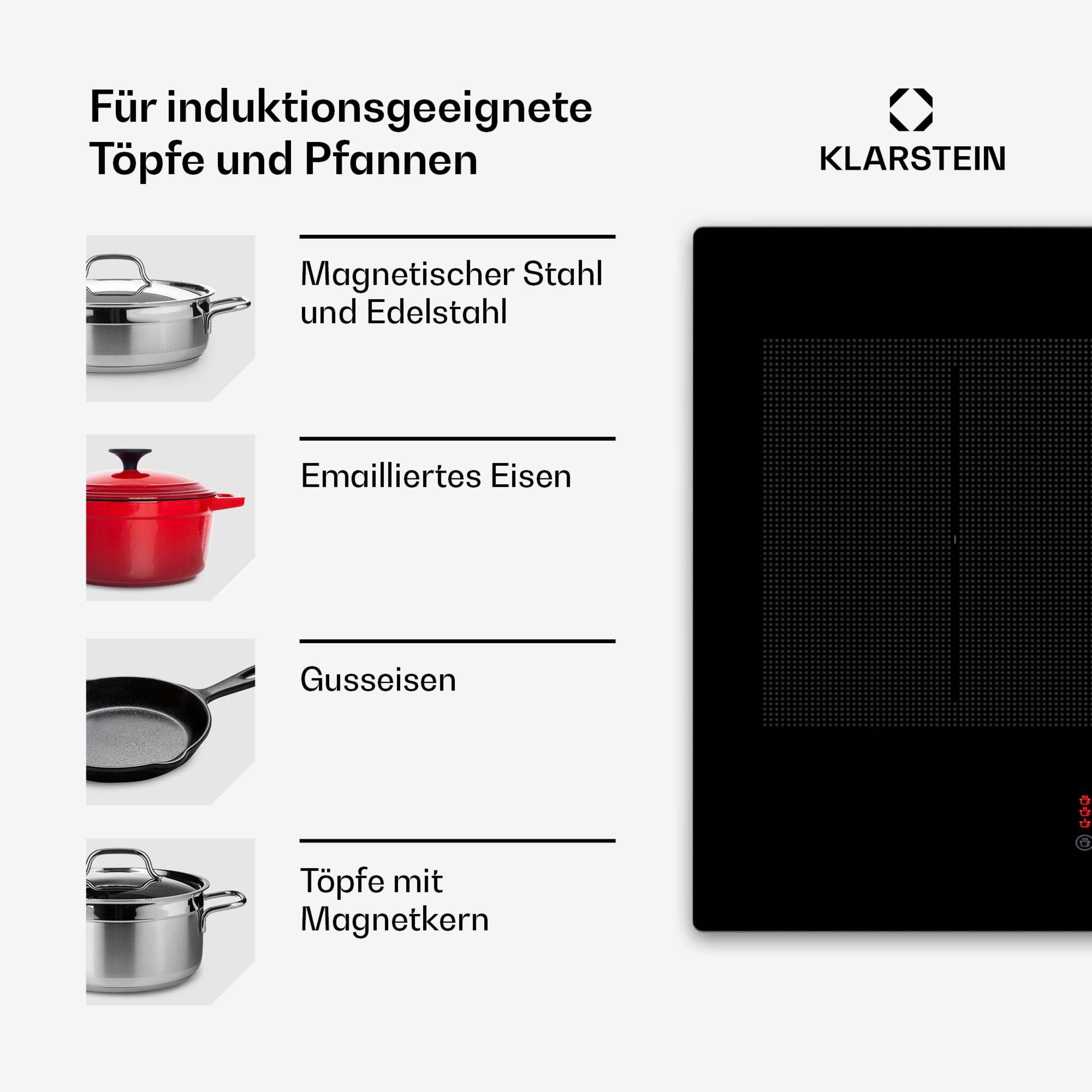 Варильна поверхня індукційна KLARSTEIN Masterzone 90 Slim Flex (10045796) - фото 4 Варильна поверхня індукційна KLARSTEIN Masterzone 90 Slim Flex (10045796) - фото 4