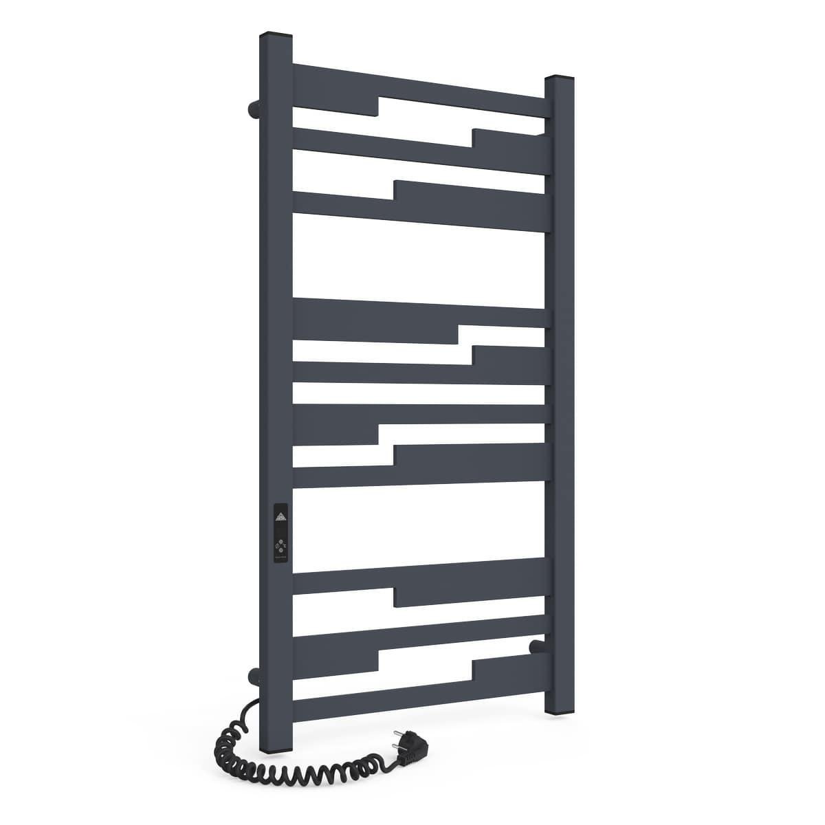 Полотенцесушитель Laris Зебра Тетрис ЧФ ГМ 10 Е подключение слева 500х1000 мм (73207854)