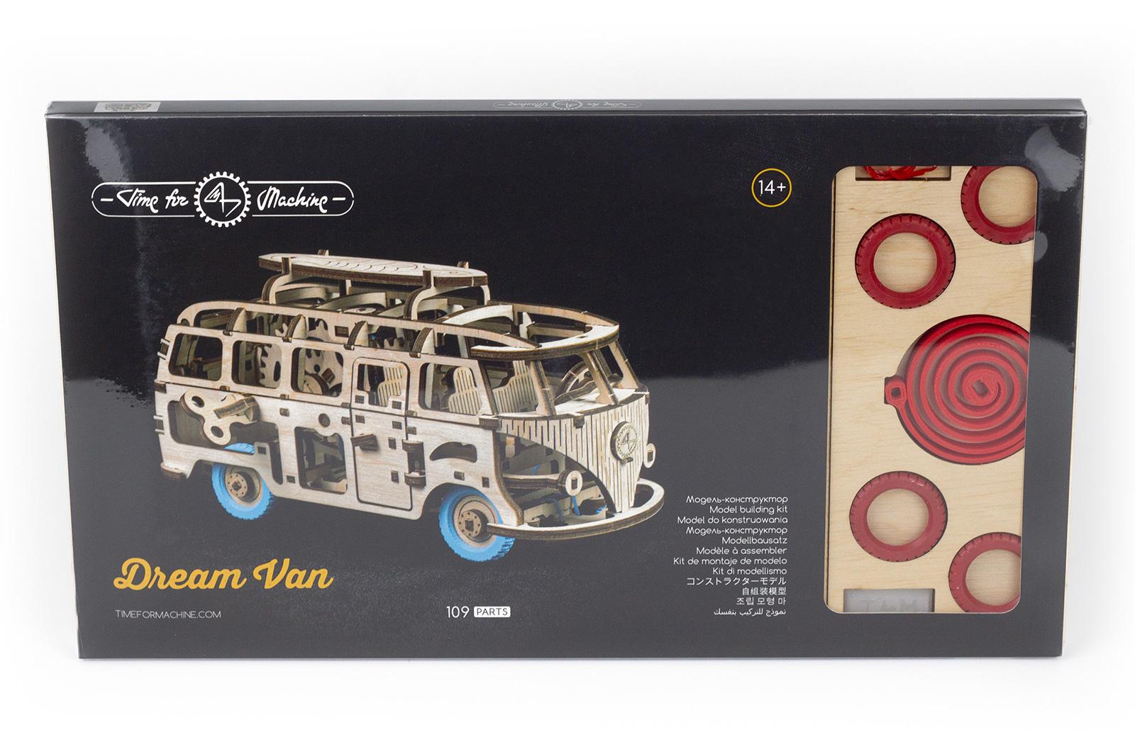 Конструктор механічний 3D Time for Machine Dream van автомобіль Бордовий (T4M380301BURG) - фото 7 Конструктор механічний 3D Time for Machine Dream van автомобіль Бордовий (T4M380301BURG) - фото 7