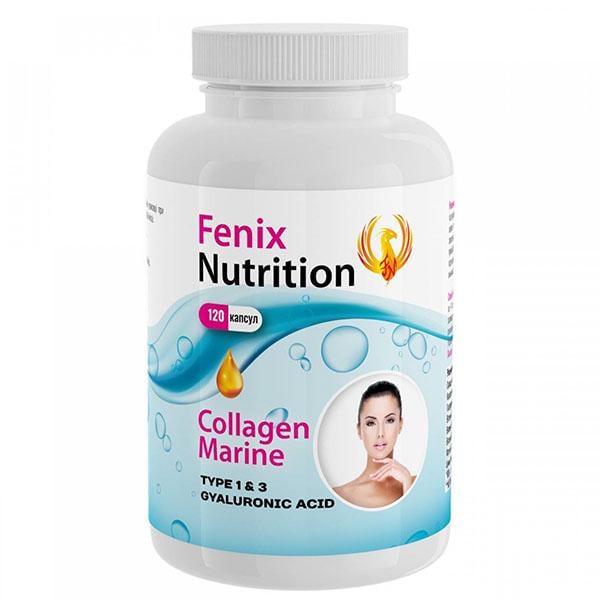 Хондропротектор Sport-Fenix ​​Marine Collagen Type 1&3 Gyaluronic Acid 120 капс. (000026578)