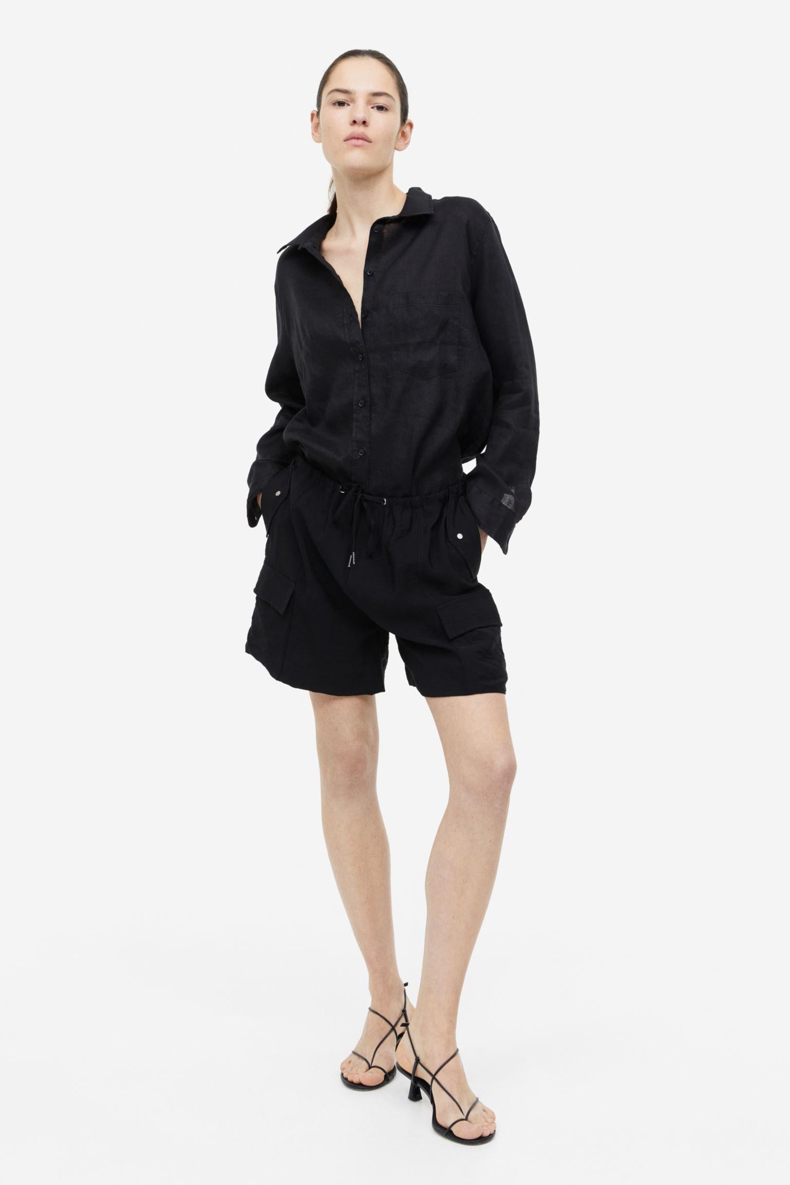 Шорти H&M L Чорний (EEA4011185535)