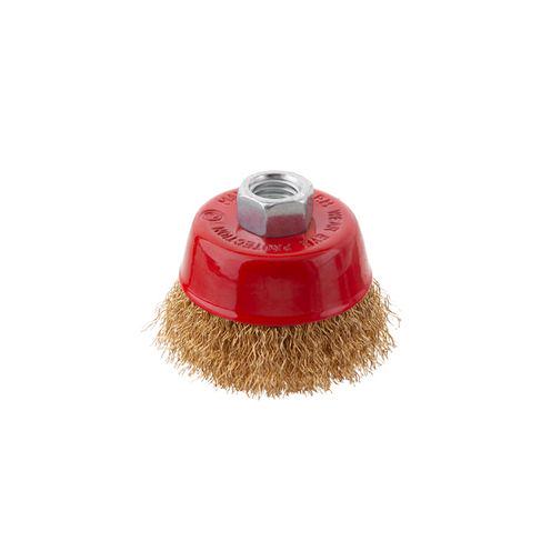 Щетка чашечная Intertool 65 мм M14 витая проволока покрыта латунью для КШМ 12500 об/мин (BT-1066) Щетка чашечная Intertool 65 мм M14 витая проволока покрыта латунью для КШМ 12500 об/мин (BT-1066)