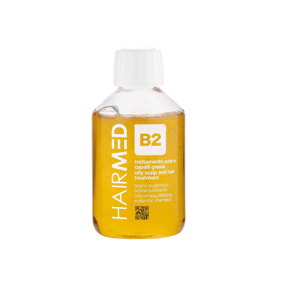 Шампунь еудермальний себорегулювальний HAIRMED B2 Oily Scalp And Hair Treatment Sebum-Equilibrating Eudermic Shampoo 200 мл