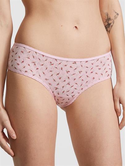 Трусики хипстеры женские хлопчатобумажные Victoria's Secret Cheeky L Розовый (2522075530)