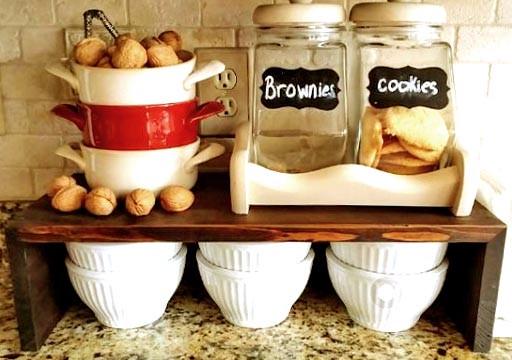 Полка настольная из дерева Арос Капучино (ПСТ/002709)