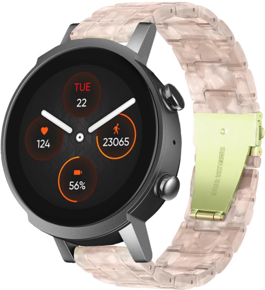 Ремешок из смолы Resin для смарт-часов Mobvoi TicWatch E3 Pink (28822-31) Ремешок из смолы Resin для смарт-часов Mobvoi TicWatch E3 Pink (28822-31)