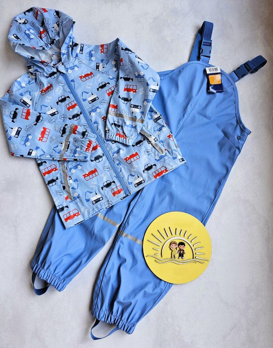 Дощовик-комплект для хлопчика Lupilu без утеплення 122-128 см (20812390)