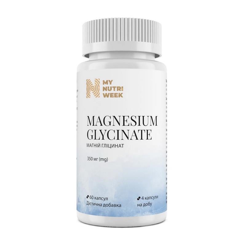 Магний глицинат My Nutri Week Magnesium Glycinate 60 капс.
