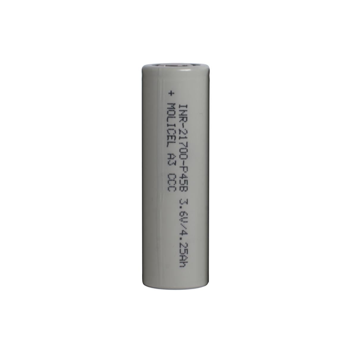 Аккумулятор литий-ионный Molicel INR21700-P45B 21700 4500 mAh 3,6V 45А (0000114)