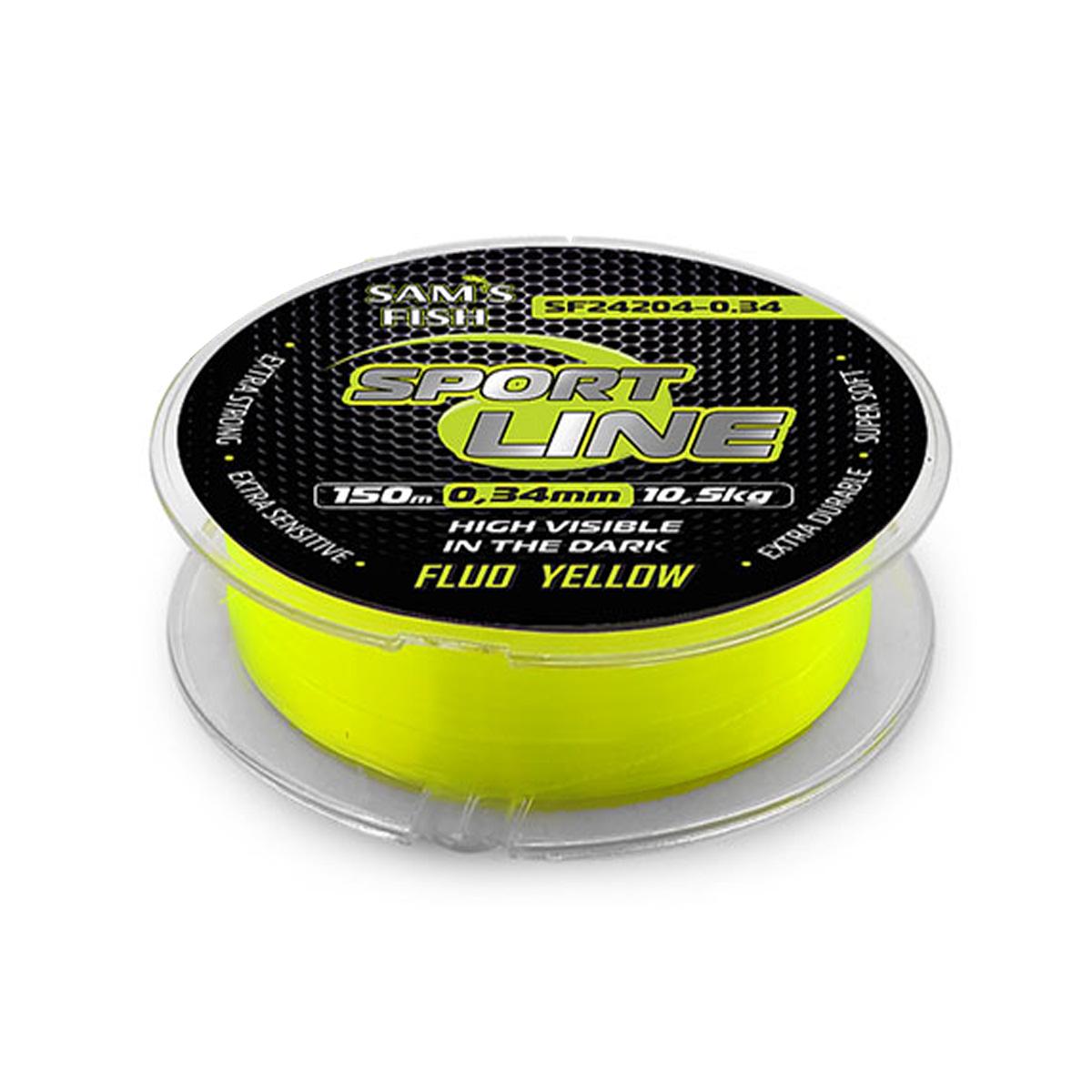 Леска флуоресцентная Sams Fish 150 м 0,34 мм (SF24204-0,34)