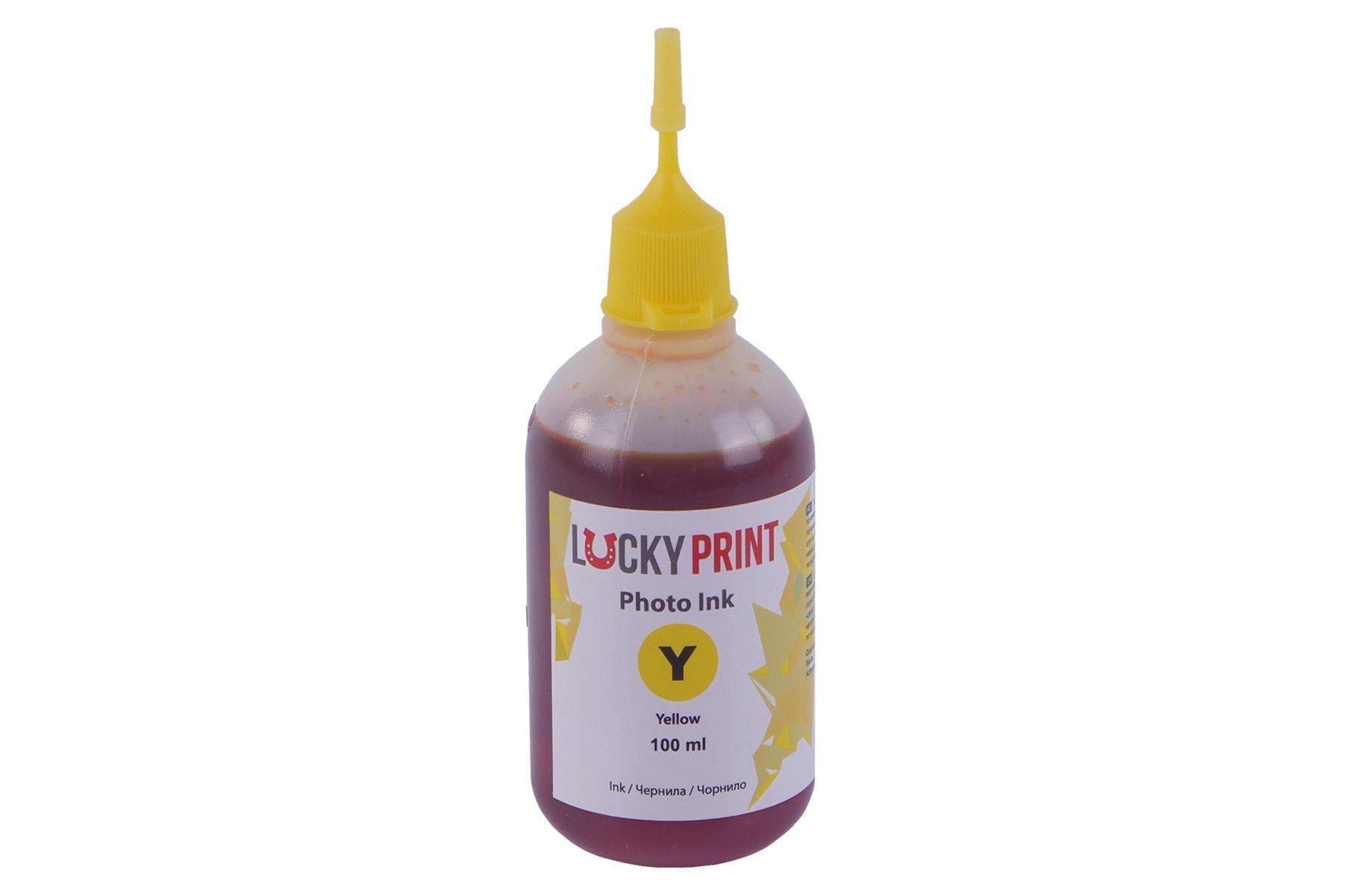 Пигментные чернила для Epson Lucky Print 100 мл Yellow