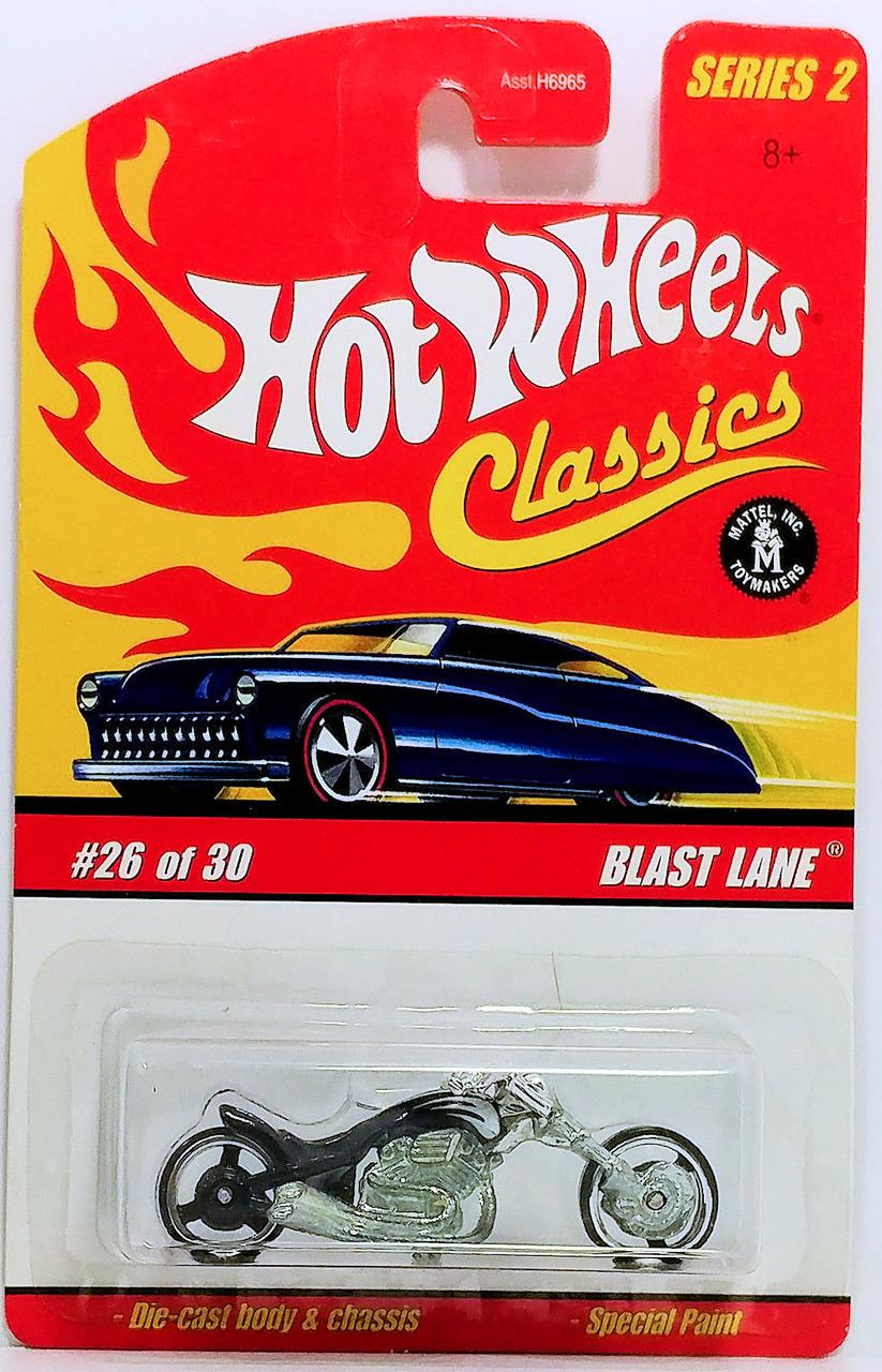 Мотоцикл Hot Wheels Blast Lane 2006 Classics Series 2 26/30 Black (J2782)