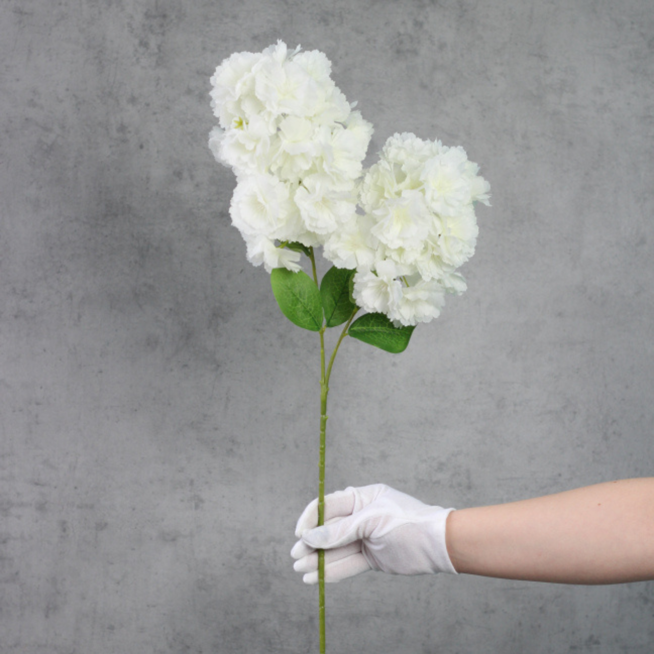 Ветка искусственная сакуры Deluxe 75 см Белый (1815435027)