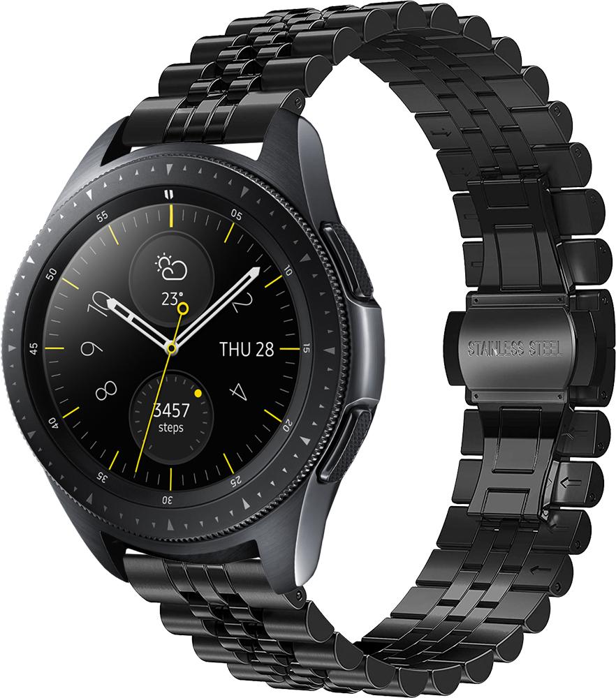 Браслет металлический Stech для Galaxy Watch 42 мм Black (26902-2B) - фото 1
