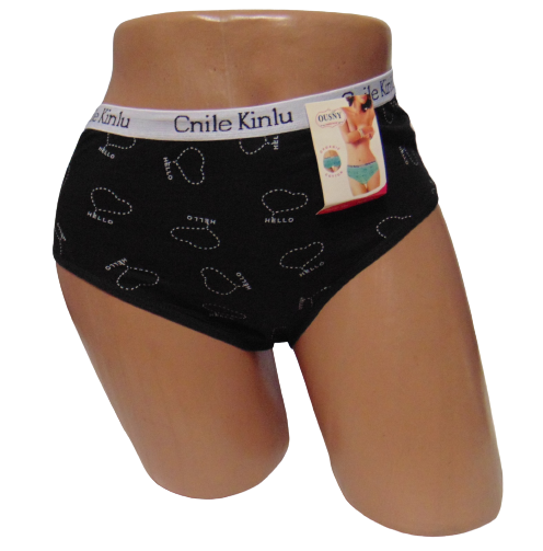 Женские трусы со спортивной резинкой Ousny 154 3XL Черный (1776672132) Женские трусы со спортивной резинкой Ousny 154 3XL Черный (1776672132)