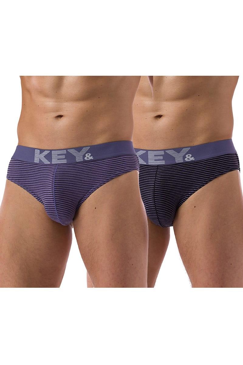 Труси сліп Key р. 48/M Фіолетовий (74010)